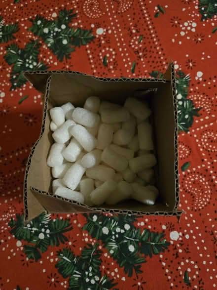 Photo of free 6x6x4 Box with Packing Peanuts (West 7th) #1