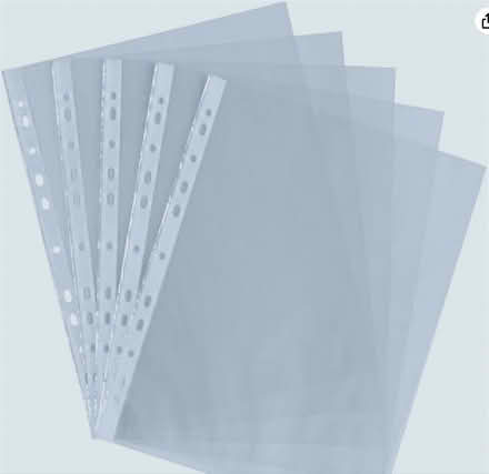 Photo of A4 clear plastic ringbinder wallets (South Heighton BN9) #1
