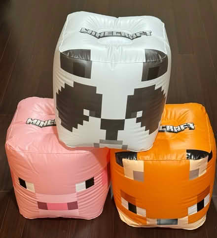 Photo of free MineCraft Inflatable Cubes (3) (Alta Vista) #1