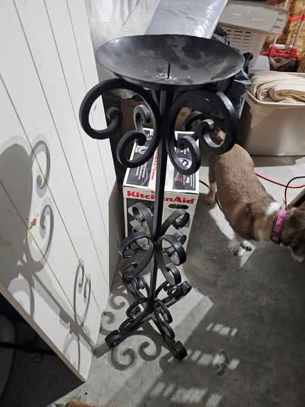 Photo of free Floor standing iron candle holder (Camden parc) #1
