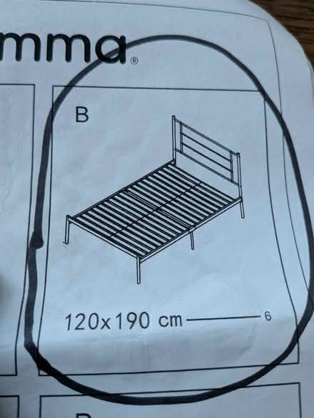 Photo of free Small Double Metal Bed Frame (Newham E6 1) #2