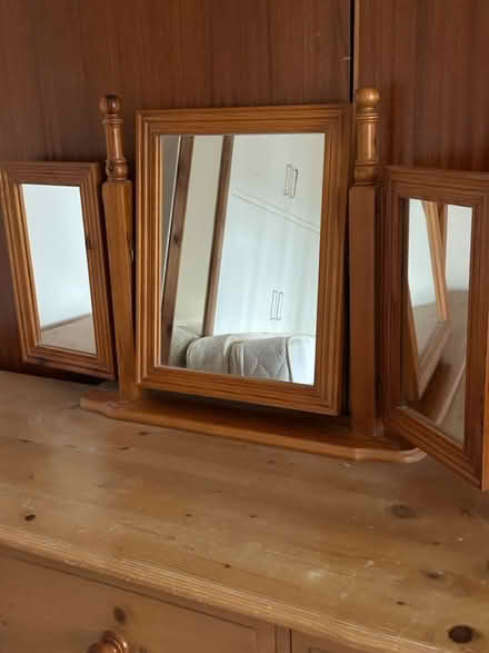 Photo of free Pine bedroom mirrors (Marlow SL71GN) #2