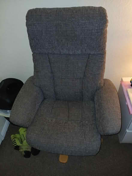 Photo of free Reclining chair and foot stool (HR1) #2