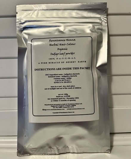 Photo of free Organic Indigo Leaf Powder (Chells SG2) #2