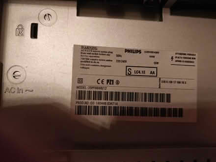 Photo of free Philips lc201v02-a3k5 TV (whiteinch, G14) #3
