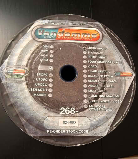 Photo of free Van Damme microphone cable (Welling DA7) #2