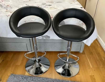 Photo of free Bar stools for refurb - rusty bases (DE73) #1