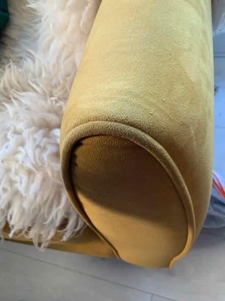 Photo of free 2 seater velvet sofa (Greenwich SE10) #4