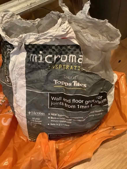 Photo of free Grey tile grout (Shortlands, Bromley, BR2) #1