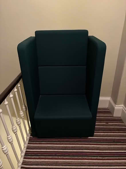 Photo of free Upholstery green sofa chair (GL50) #1