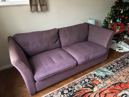 Photo of free Purple John Lewis sofa (Trumpington Ward CB2) #1