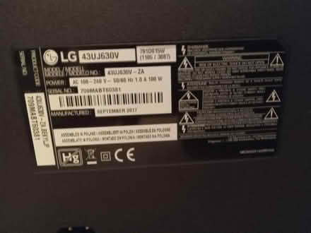 Photo of free 43" ld tv (Bebington CH63) #2