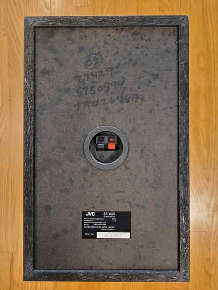 Photo of free JVC sub woofer (Warden , Kingston rd area) #2