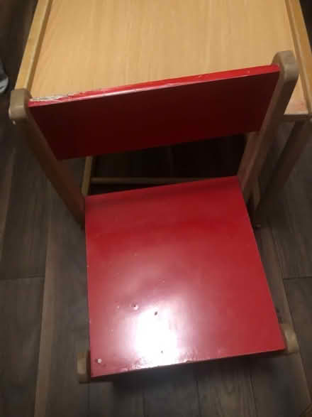 Photo of free Kid’s table & chair (Latchford WA4) #1