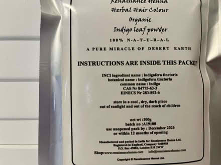 Photo of free Organic Indigo Leaf Powder (Chells SG2) #1
