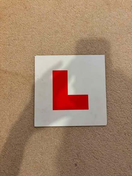Photo of free Magnetic L Plate (Orwell SG8) #1