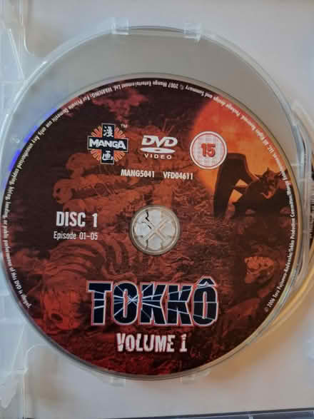 Photo of free Animè DVD:TOKKO (Bexhill) #3