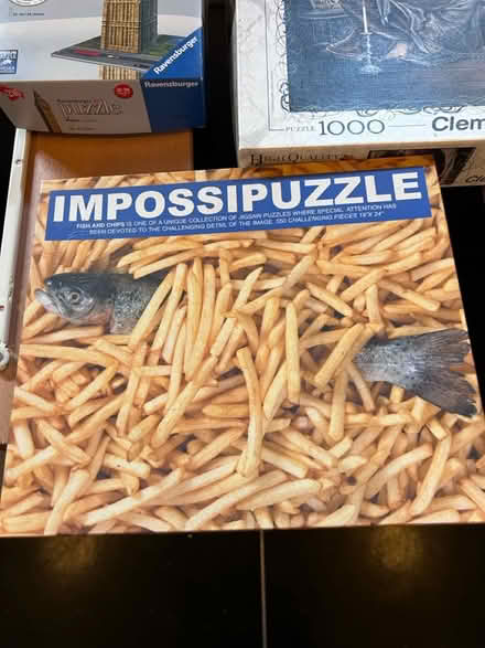 Photo of free 3 boxes of puzzles (Lambs Green RH12) #2