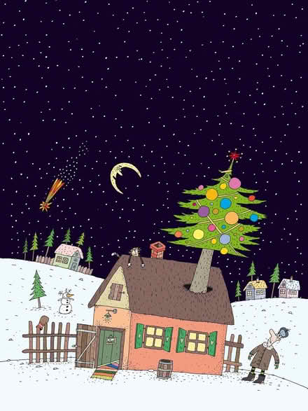 Photo of Christmas tree (Romsey Ward CB1) #1