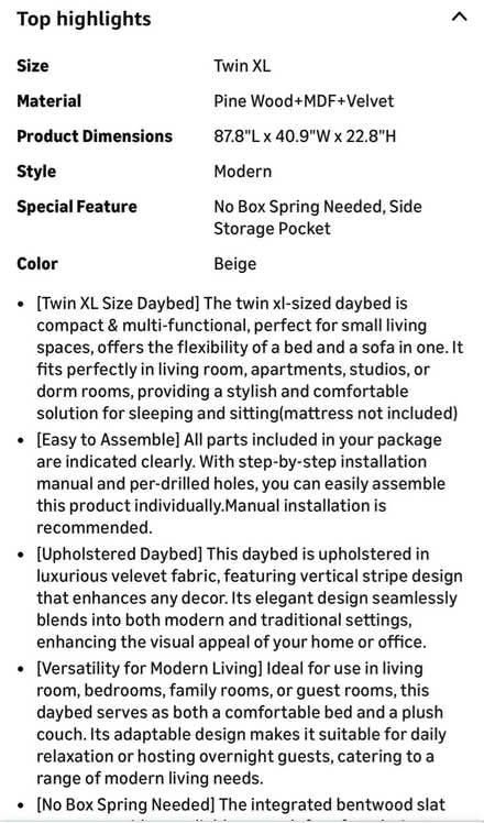 Photo of free TwinXL bed frame (Del ray Alexandria) #2