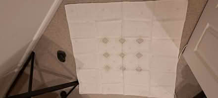 Photo of free Small square linen tablecloth (Benfield Valley BN41) #1