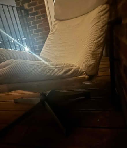 Photo of free White Reclined chair (Bn16bh) #1