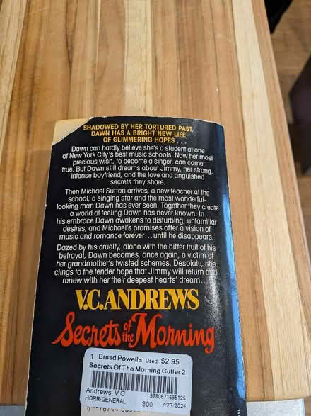 Photo of free V.C. Andrews Book (Broadview) #2