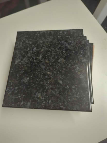 Photo of free 8 black/grey tiles 15x15cm (East Dulwich SE22) #1