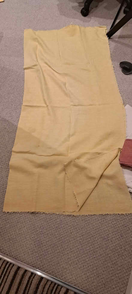 Photo of free Mustard tablecloth (Benfield Valley BN41) #1