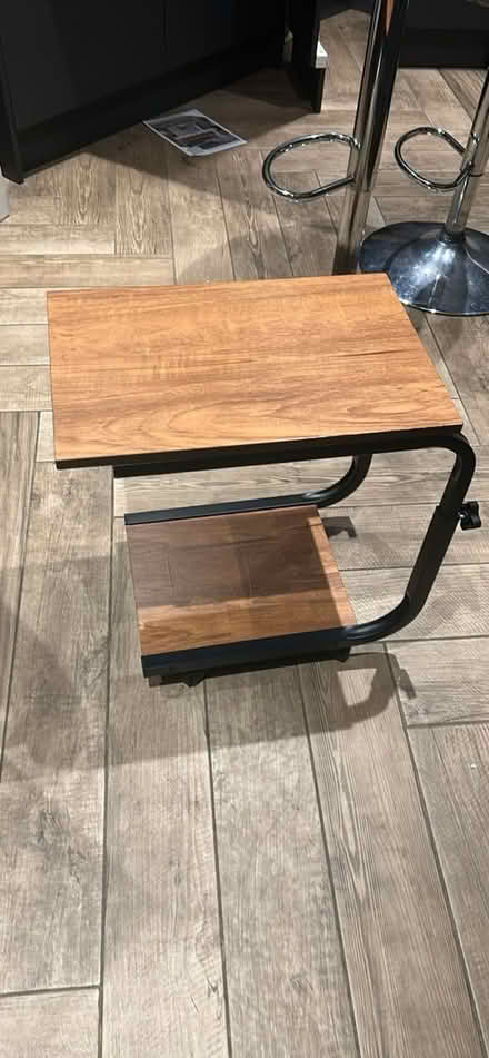 Photo of free bar stools, foot stool, side table (Banstead SM7) #2