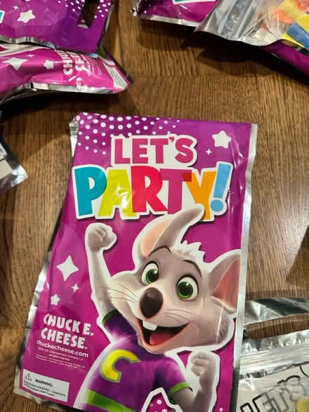 Photo of free Chuck E. Cheese party favors (Mountain View) #1