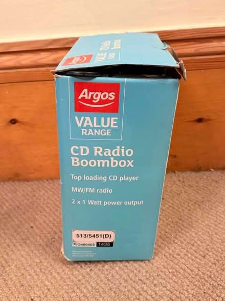 Photo of free C.D Radio Boombox (New Southgate, N11) #2