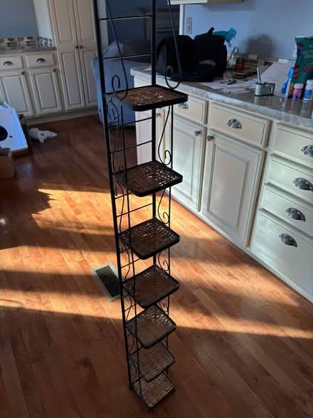 Photo of free Tall metal shelf (Stafford) #2