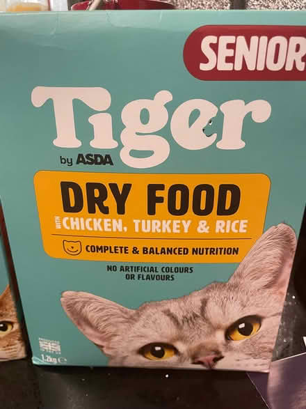 Photo of free Tiger senior cat food (Speke L24) #3
