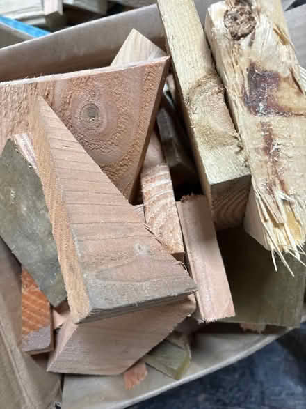Photo of free 5 boxes of mixed wood off cuts (Hay on Wye) #1