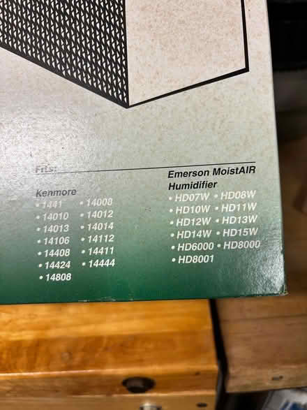 Photo of free Humidifier Filter (Near Richter Park in Danbury) #1