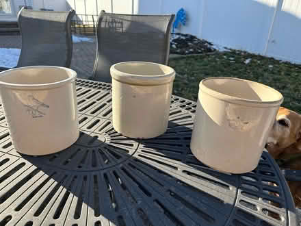 Photo of free Antique Butter crocks (9 Mile and Pinecrest) #2