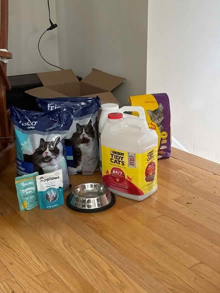 Photo of free Cat litter, treats, dish (Germantown, Churchill) #1