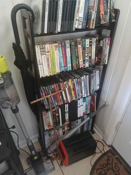 Photo of free VHS/DVD with storage rack (Largo near Ulmerton & Starkey) #1
