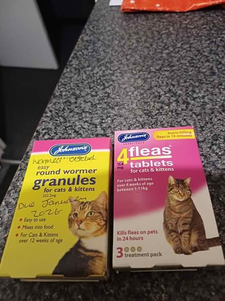 Photo of free Cat flea and wormer (DN12 Conisbrough) #1
