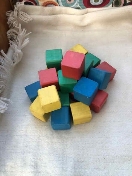 Photo of free Childrens toy - wooden building blocks (Talybont on Usk LD3) #1