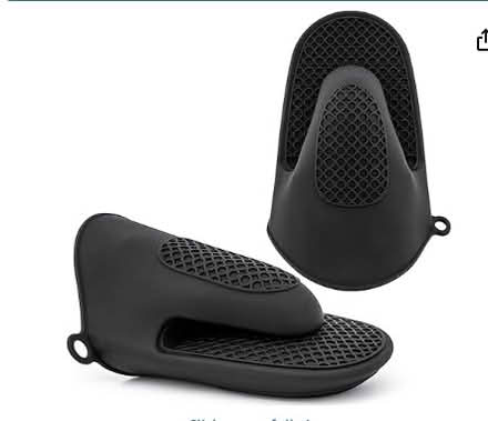 Photo of free Two Black Silicone Oven Gloves (Bray South, near Junction 7) #1