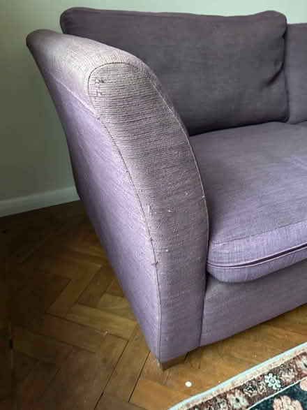 Photo of free Purple John Lewis sofa (Trumpington Ward CB2) #3