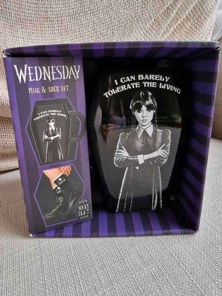Photo of free Wednesday Mug and Sock gift set (Woking GU22 9) #1