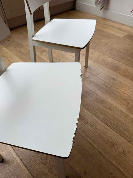 Photo of free White dining chairs x 2 (Chesham HP5) #4