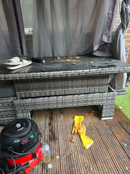 Photo of free Corner sofa with table (Greenwich Peninsula SE10) #1