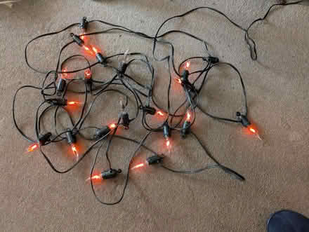 Photo of free 9.5 metre Xmas lights, flame effect (Teignmouth TQ14) #1