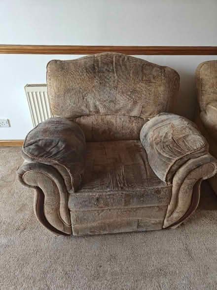 Photo of free Couch and Armchair (Oxgangs EH13) #1