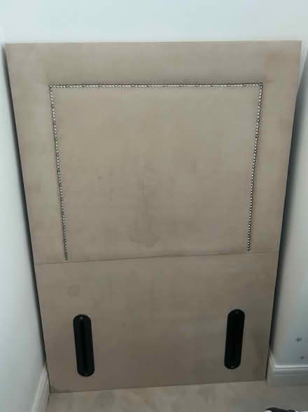 Photo of free Cream single headboard (Sheldon B26) #1
