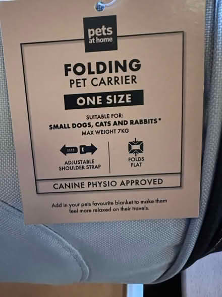 Photo of free Brand new pet carrier (Lambs Green RH12) #2